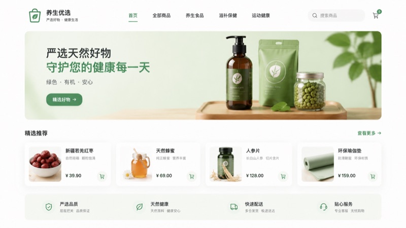 自营健康商城